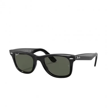 RAY-BAN ORIGINAL WAYFARER CLASSIC SUNGLASSES P.BLK/POLAR GREEN