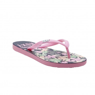 ROXY VIVA STAMP II K SANDALS CRAZY PINK/BLUE RADIANCE