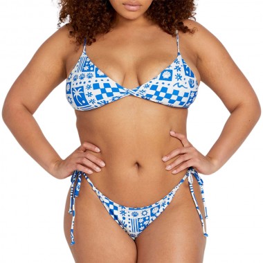 VOLCOM ISLAND DREAM BIKINI SET ROYAL