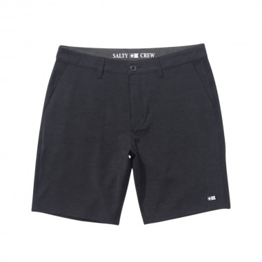 SALTY CREW DRIFTER 19 HYBRID SHORT BLACK