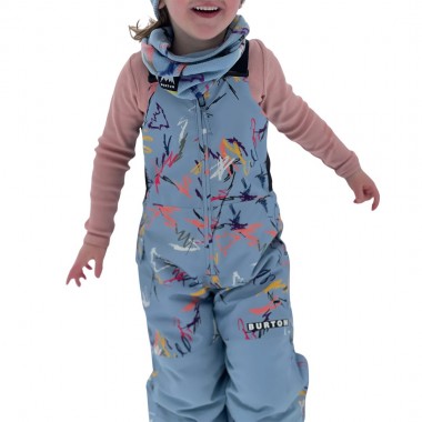 BURTON MAVEN TOD BIB SNOW PANTS SCRIBBLE