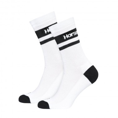 HORSEFEATHERS NEELY W CREW SOCKS WHITE