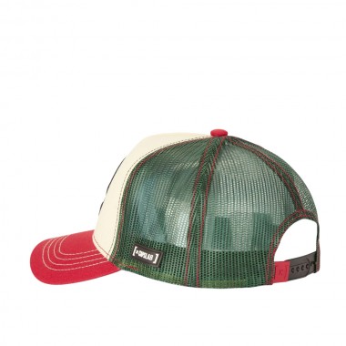 CAPSLAB X TOM AND JERRY ADJ TRUCKER CAP RED/WHITE