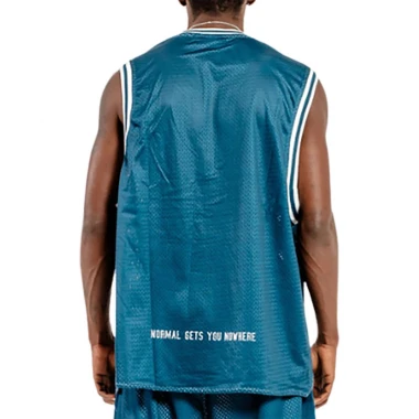 BEE UNUSUAL BASKETBALL TANK TOP BLUE
