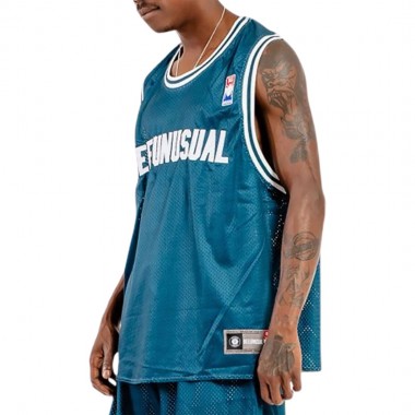 BEE UNUSUAL BASKETBALL TANK TOP BLUE