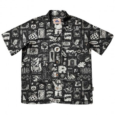 THE DUDES FLASHY PATTERN HAWAIIAN SHIRT MULTICOLOR