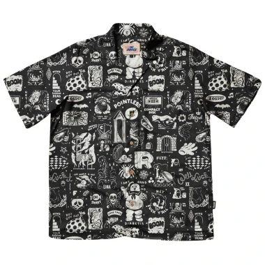 THE DUDES FLASHY PATTERN HAWAIIAN SHIRT MULTICOLOR