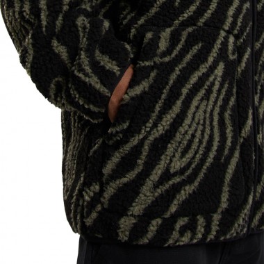 DICKIES MOUNT HOPE PRINTED ZIP FLEECE BLACK