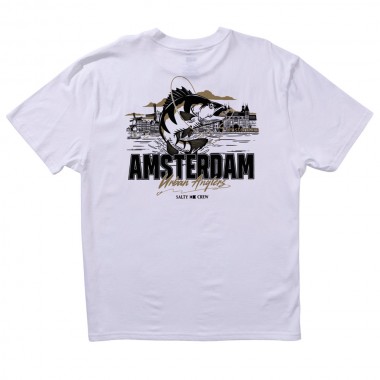 SALTY CREW AMSTERDAM URBAN ANGLERS TEE WHITE