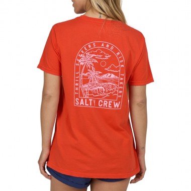 SALTY CREW ARCHWAY B.F. W TEE CHILI PEPPER