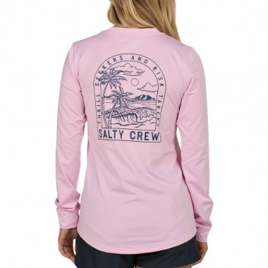SALTY CREW ARCHWAY W SUNSHIRT PINK SKIES