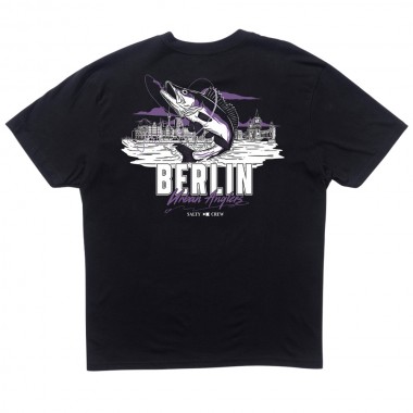 SALTY CREW BERLIN URBAN ANGLERS TEE BLACK