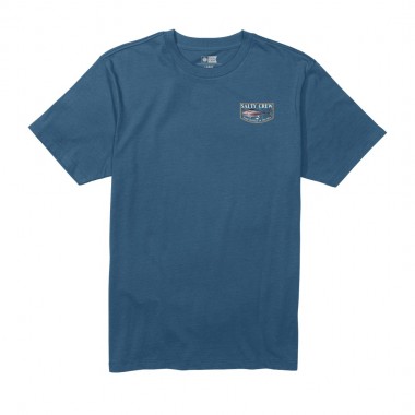 SALTY CREW BIG BLUE FILL TEE CAST BLUE
