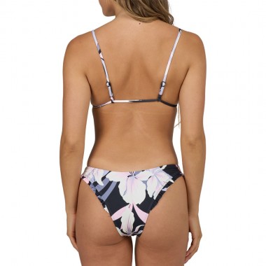SALTY CREW BLOOMED TRI TOP/SKIMPY V BIKINI SET BLACK