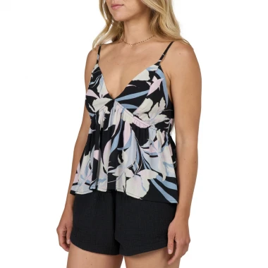 SALTY CREW BLOOMED W CAMI TOP BLACK