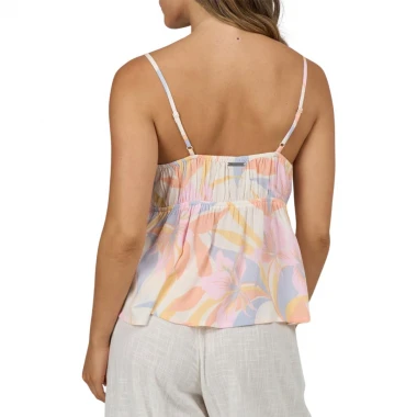 SALTY CREW BLOOMED W CAMI TOP OFF WHITE