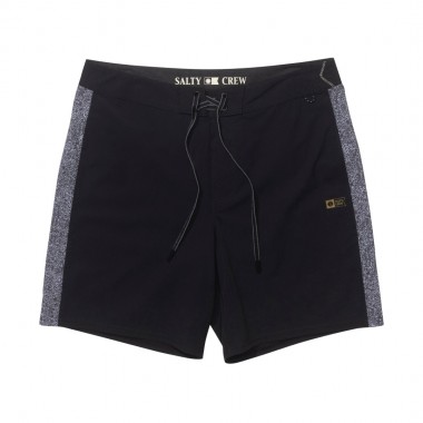 SALTY CREW CHANNEL APEX BOARDSHORTS PIRATE BLACK