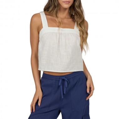 SALTY CREW CHARTER W CAMI TOP OFF WHITE