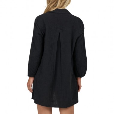 SALTY CREW CLOUDBREAK W LS TUNIC SHIRT BLACK