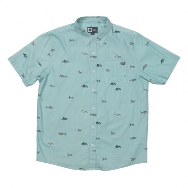 SALTY CREW CREW BUTTON UP SHIRT SEASIDE
