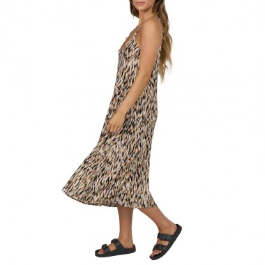 SALTY CREW DREAMLAND MIDI DRESS SAND BAR