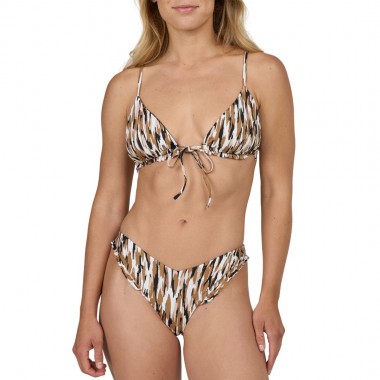 SALTY CREW DREAMSPOT TRI TOP/SKIMPY V BIKINI SET SAND BAR