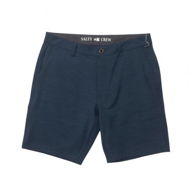 SALTY CREW DRIFTER 19 SLUB HYBRID SHORTS MIDNIGHT NAVY
