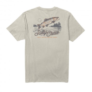 SALTY CREW FISH FEST TEE MOONBEAM