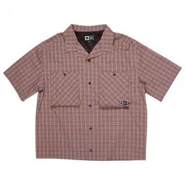 SALTY CREW FISHCAMP SHIRT KHAKI MINI CHECKS