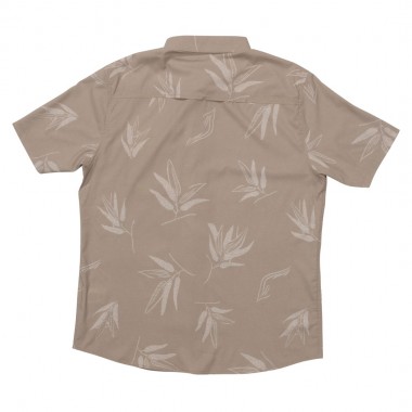 SALTY CREW FLAGSHIP UV BUTTON UP SHIRT DARK KHAKI