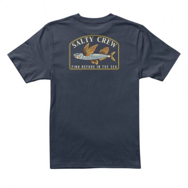 SALTY CREW FLY HOME BOYS TEE NAVY