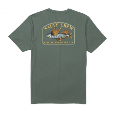 SALTY CREW FLY HOME TEE LAUREL WREATH