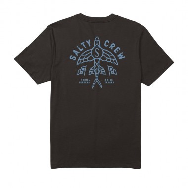 SALTY CREW FLYER TEE BLACK