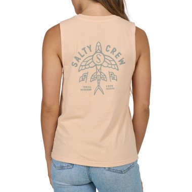 SALTY CREW FLYING HIGH W MUSCLE TANK APRICOT
