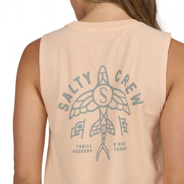 SALTY CREW FLYING HIGH W MUSCLE TANK APRICOT
