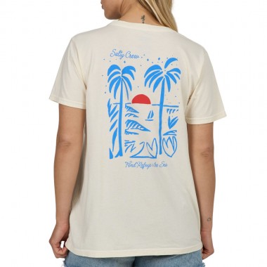 SALTY CREW GEO PALM B.F. W TEE OFF WHITE