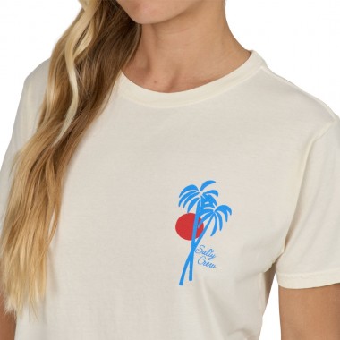 SALTY CREW GEO PALM B.F. W TEE OFF WHITE