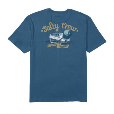 SALTY CREW HAULER CLASSIC TEE CAST BLUE