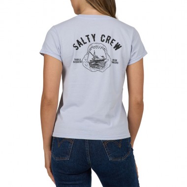 SALTY CREW JAWBONE MODERN W TEE FOG