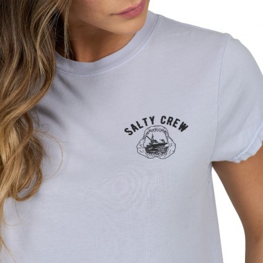 SALTY CREW JAWBONE MODERN W TEE FOG
