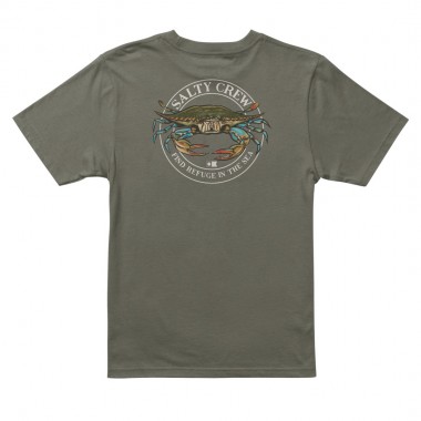 SALTY CREW JIMMY BOYS TEE DUSTY OLIVE