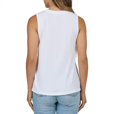 SALTY CREW KEYHOLE W MUSCLE TANK WHITE