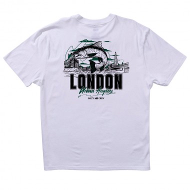 SALTY CREW LONDON URBAN ANGLERS TEE WHITE