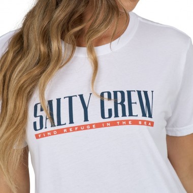 SALTY CREW MARLIN PARADISE B.F. W TEE WHITE