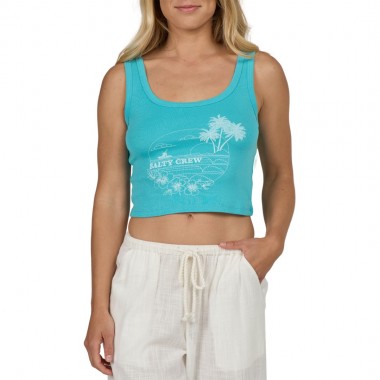 SALTY CREW OUT TO SEA W TANK TURQUOISE