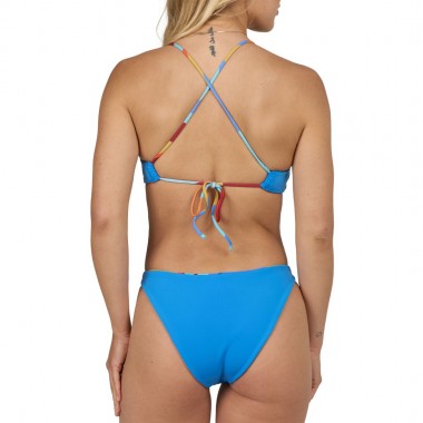 SALTY CREW PALM BURST REV BRALETTE/MIDI BIKINI SET BOLD BLUE