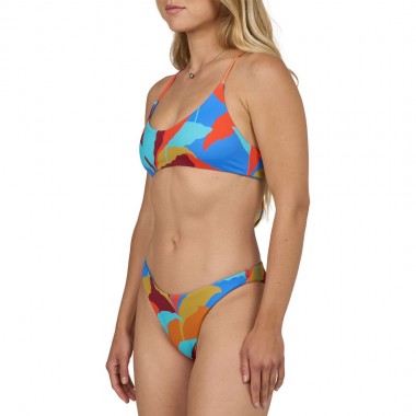 SALTY CREW PALM BURST REV BRALETTE/MIDI BIKINI SET BOLD BLUE