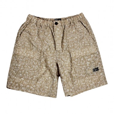 SALTY CREW RAID PACKABLE UTILITY SHORTS LB KHAKI