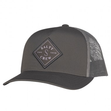 SALTY CREW SEA LINE RETRO TRUCKER CAP SHARK SKIN