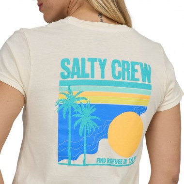 SALTY CREW SIMPLICITY MODERN W TEE OFF WHITE